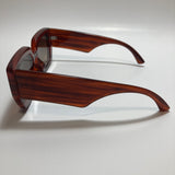 womens oversize square red sunglasses with brown lenses