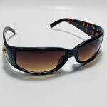 brown womens and mens wrap around sunglasses 