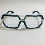 mens and womens black and silver gazelle glasses