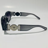 mens and womens gray and silver biggie sunglasses 