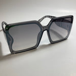 womens gray square oversize sunglasses