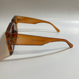 mens and womens brown oversize square sunglasses 