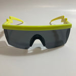 mens black and yellow sport sunglasses