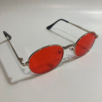 womens red and gold rhinestone sunglasses