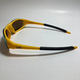 mens and womens yellow and green wrap around sunglasses
