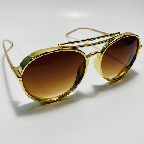 brown and gold elvis sunglasses