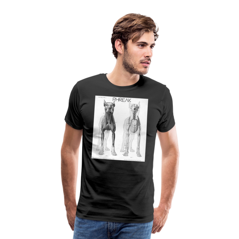 Anatomy of a Dog Men's Premium T-Shirt - black