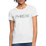 Phreak Spellout Women's T-Shirt - white