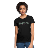 Phreak Spellout Women's T-Shirt - black