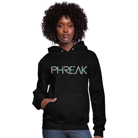 Phreakfish Women's Two-Sided Hoodie - black