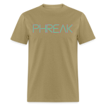 Phreak Spellout Unisex T-Shirt - khaki