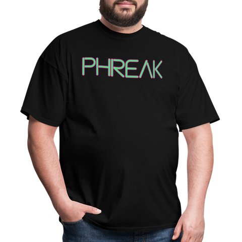 Phreak Spellout Unisex T-Shirt - black