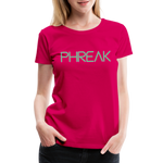 Phreakfish Women's Premium Two-Sided T-Shirt - dark pink